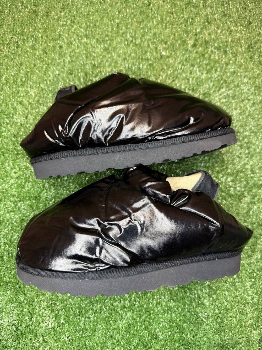 UGG Kids Puff Black Slingback Slippers Size 13 Brand New Without Box